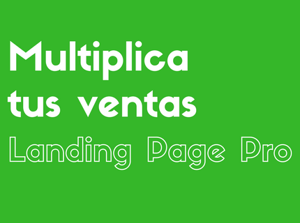 Landing Page + Gestión Facebook Gratis